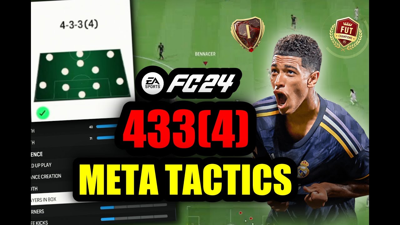 The BEST 433(4) Custom Tactics to Attack in EA FC 24 w/ 85+ x3 pack🤠