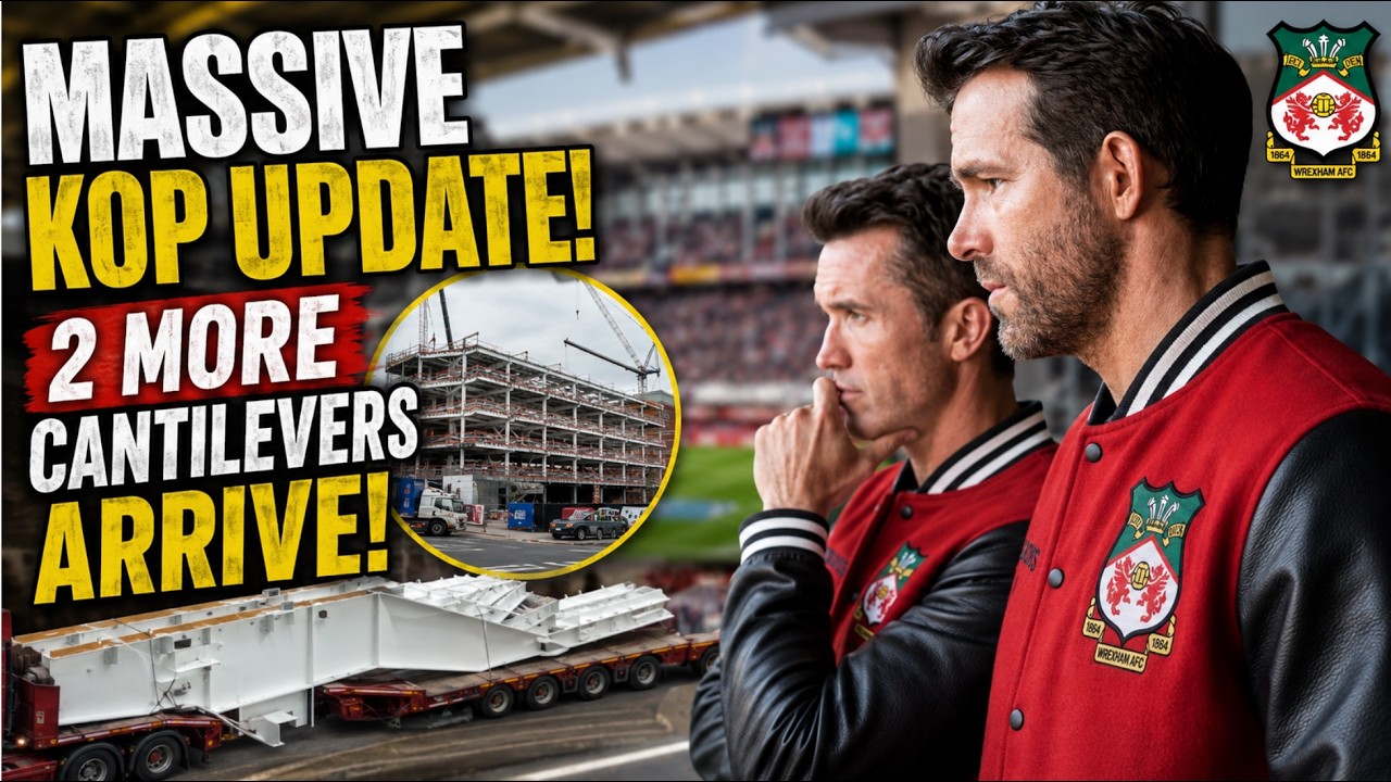 WREXHAM AFC KOP CONSTRUCTION 29TH JUNE 2026 Part 2