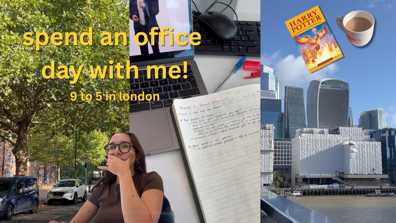 london diaries: a day in the office! (9 to 5 corporate job) ☕ 💻 🍁