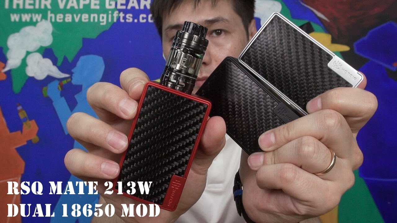 Unboxing Hotcig RSQ Mate 213W | Compact and powerful dual 18650 mod