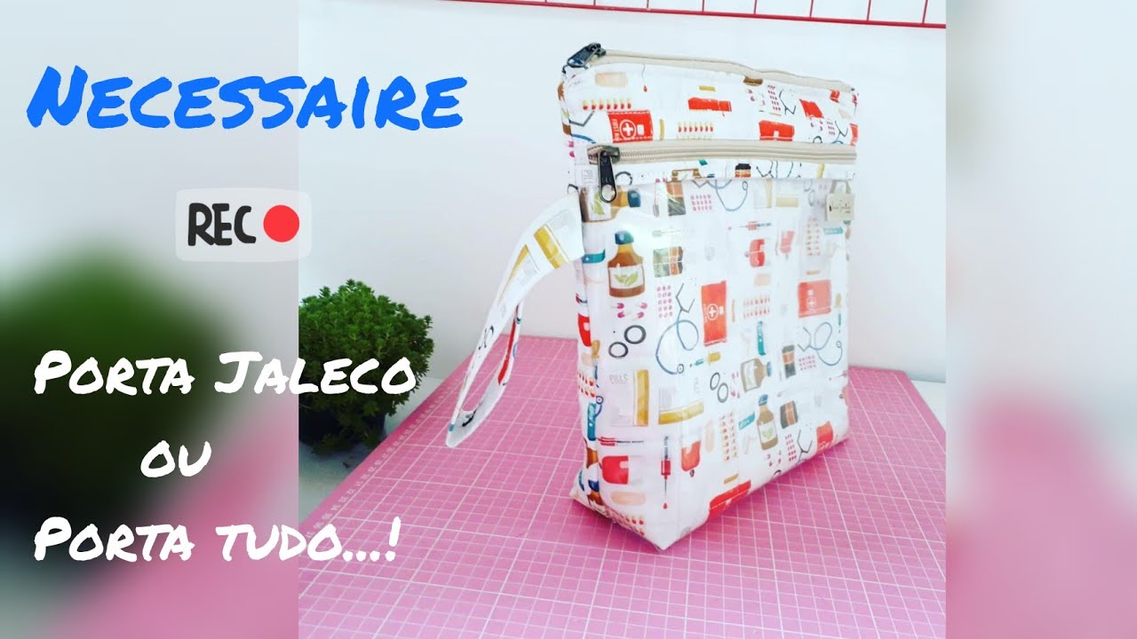 #costuracriativa Necessaire Porta Jaleco ou Porta Tudo PAP fácil de fazer!😉