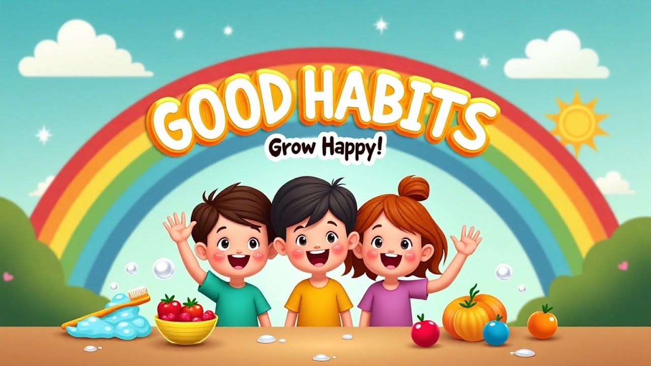 😊 ¡CRECE FELIZ! 5 Hábitos Mágicos para Niños SuperPoderosos