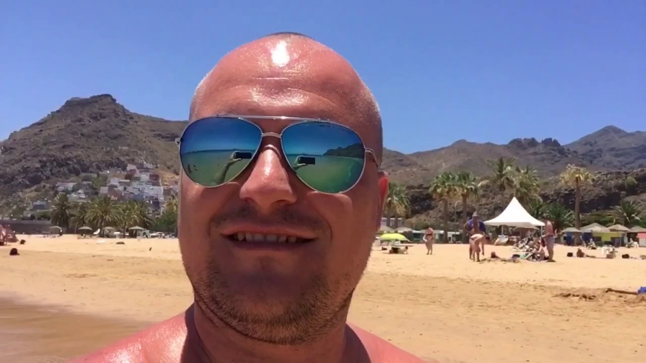 Najpiękniejsza, piaszczysta plaża - Las Teresitas Teneryfa Santa Cruz