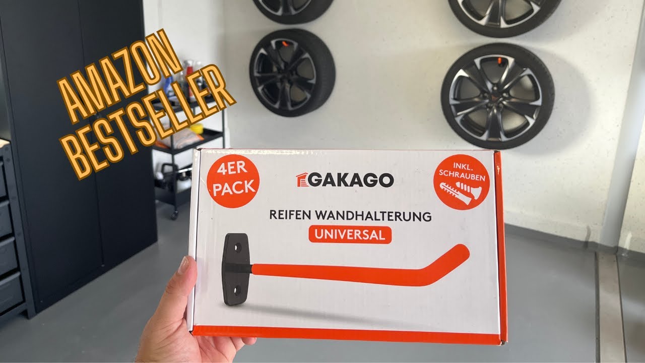 Gakago Reifenhalter Wandhalterung I Amazon Bestseller im Test