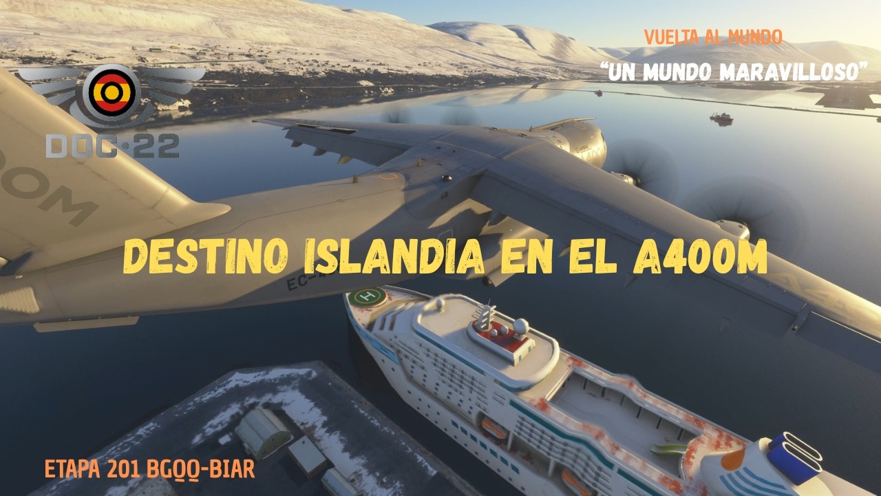 Destino Islandia en el A400M