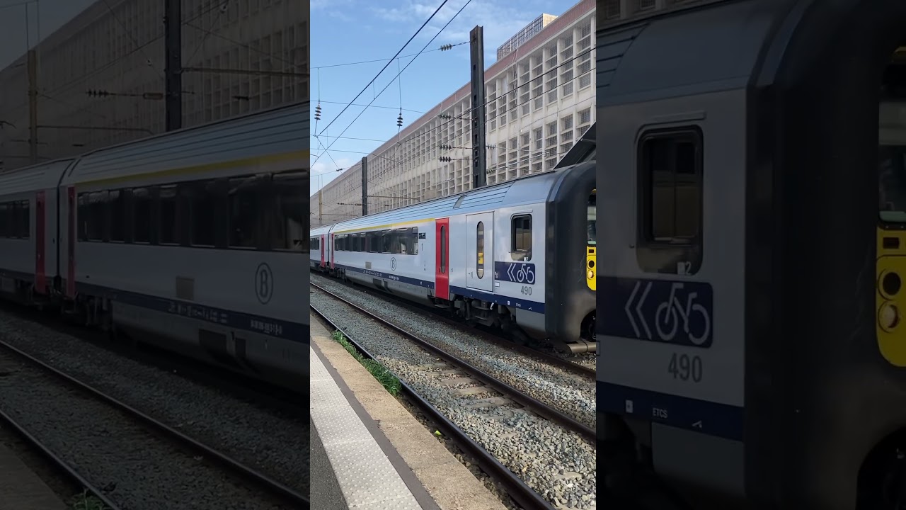 Transition carr&eacute; &agrave; voie libre + d&eacute;part de l&rsquo;AM 96 (490), voie 15, en gare de Lille Flandres (59)