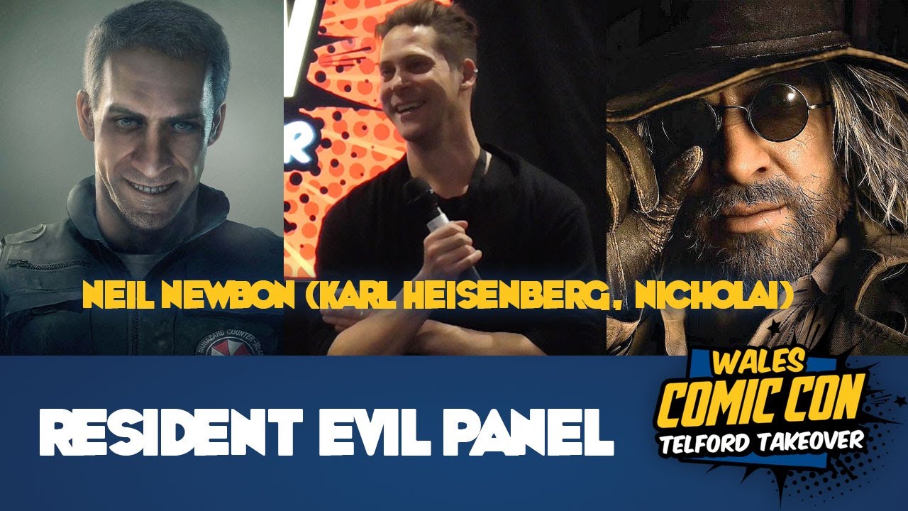 Resident Evil Panel With Neil Newbon (Karl Heisenberg, Nicholai, Nemesis) - Wales Comic Con Dec 2022