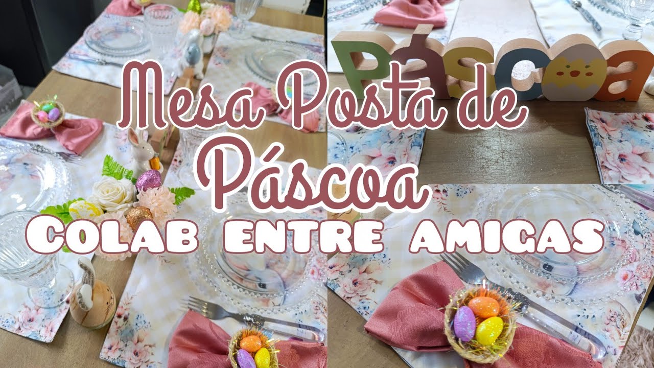 Mesa Posta de Páscoa Colab Com Fabiana Souza 
