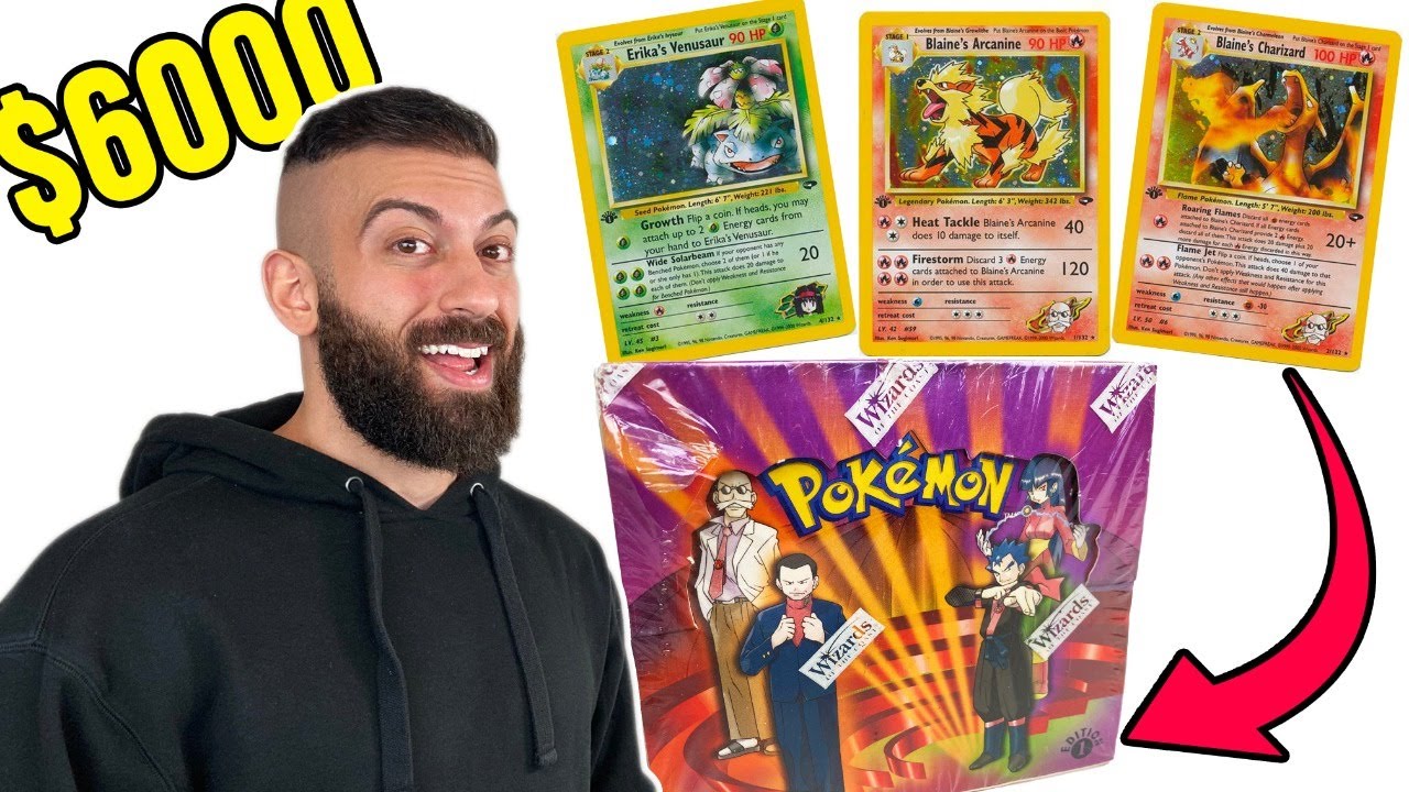 *DO NOT MISS THIS!*  INCREDIBLE Pokemon Cards Booster Box Might Contain Charizard! ($6,000!)