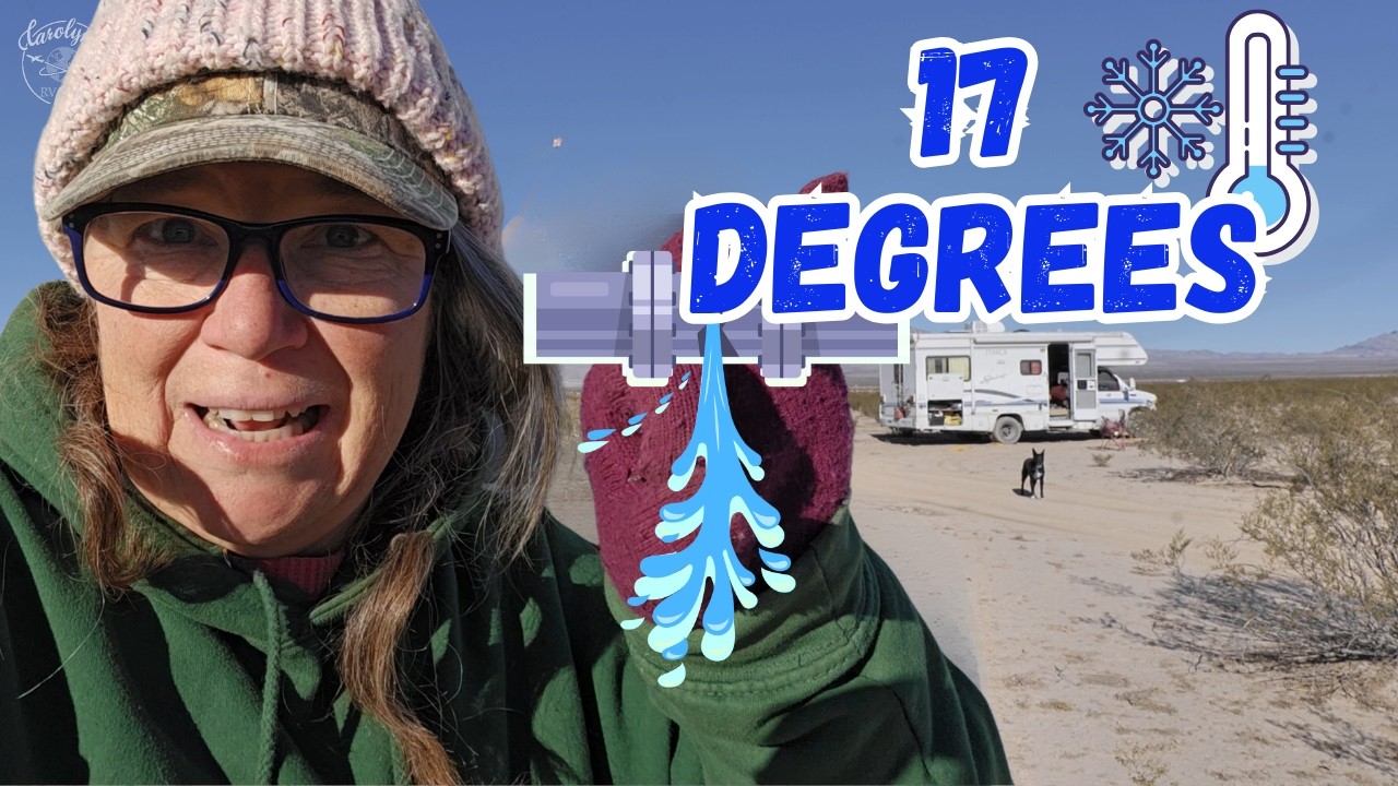 Winter in the Desert = Frozen RV Water Pipes & Mystical Desert Hikes!  #RVLife