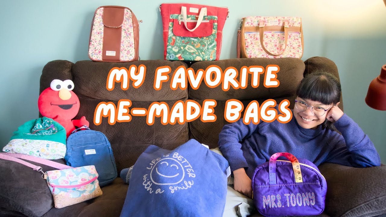 My Favorite Me-Made Collection: 8 Handmade Bags I Love to Use 👜
