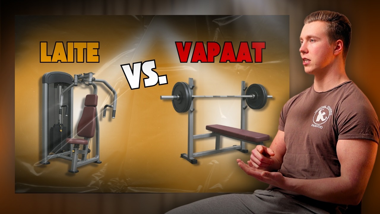 Kumpi LIHASKASVUUN: Laitteet vs. Vapaat Painot? I PT Paahtio Podcast