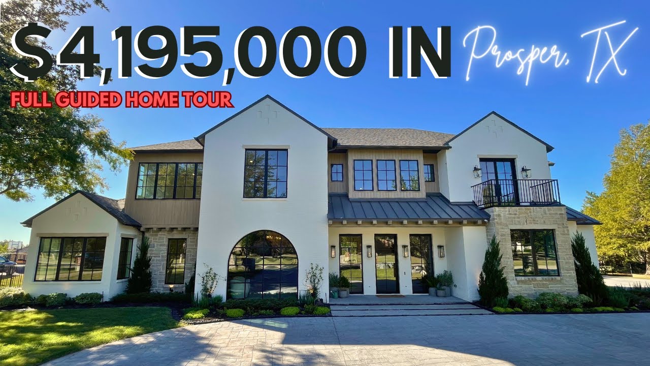 New Build Home For Sale in Prosper | Dallas, Texas | 8,753 sqft | 7 Bedrooms | 9 Bath | Pool