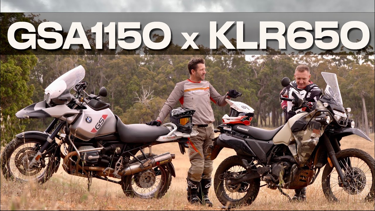 Why I enjoy simple bikes | KLR650 and GS1150 Adventure