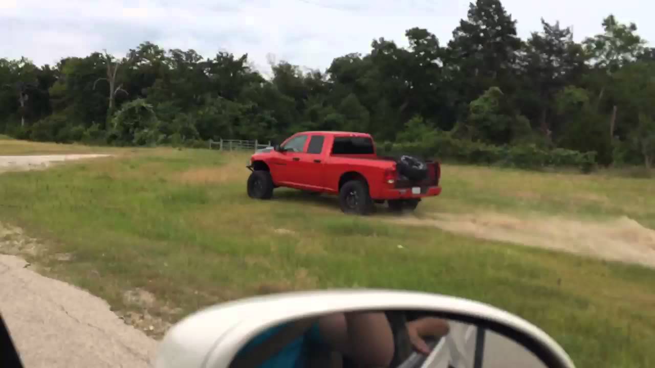 Ram Runner Going For A Quick Jump