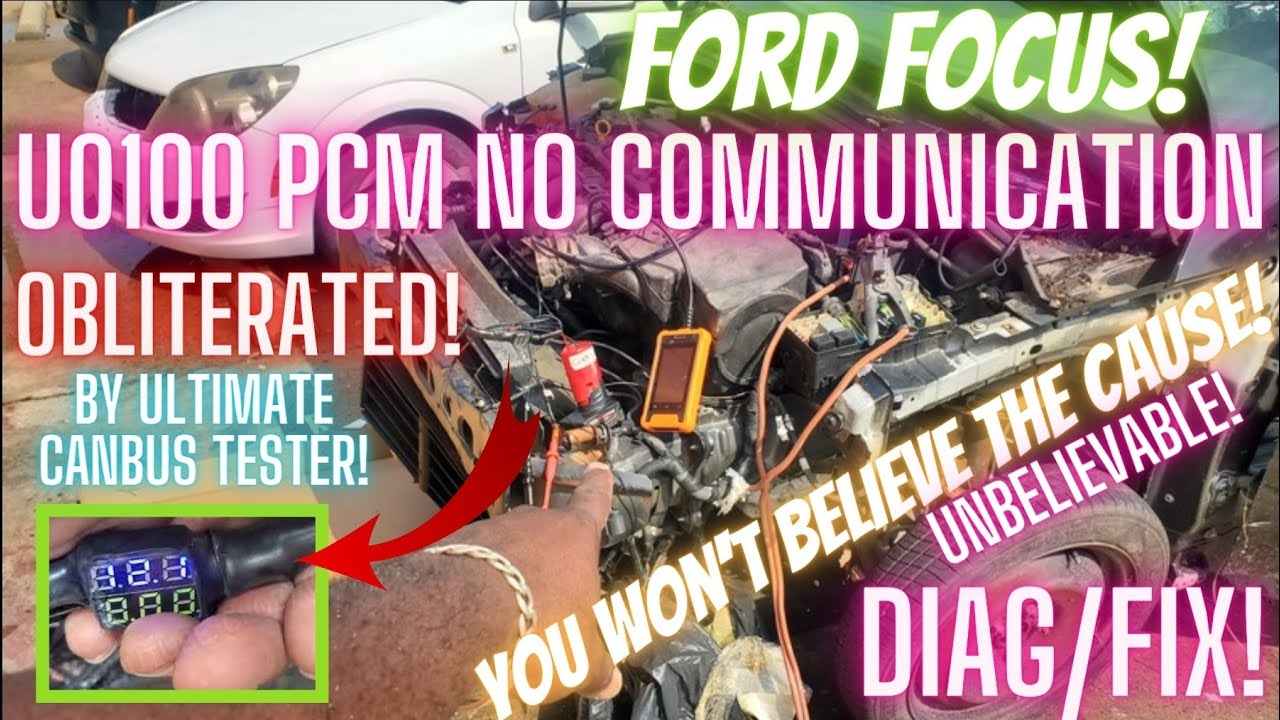 Ford Focus ECM U0100, нет проблем со связью УНИЧТОЖЕНО ULTIMATE CANBUS тестером Шокирующая причина!