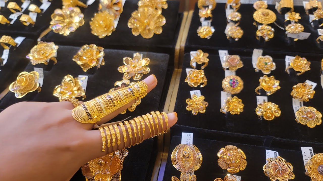 সোনার কটকটি আংটি কালেকশন, গৌরব জুয়েলার্স /gold finger ring