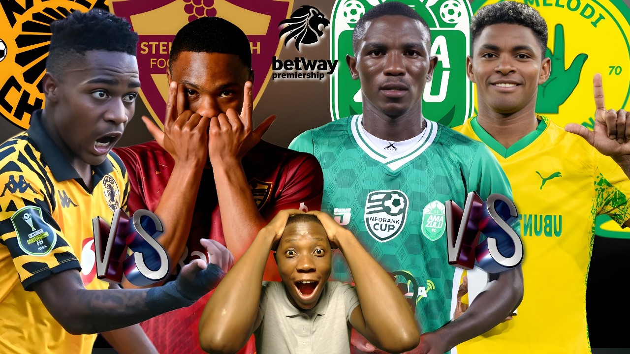 KAIZER CHIEFS VS STELLENBOSCH| AMAZULU VS MAMELODI SUNDOWNS| WATCHALONG