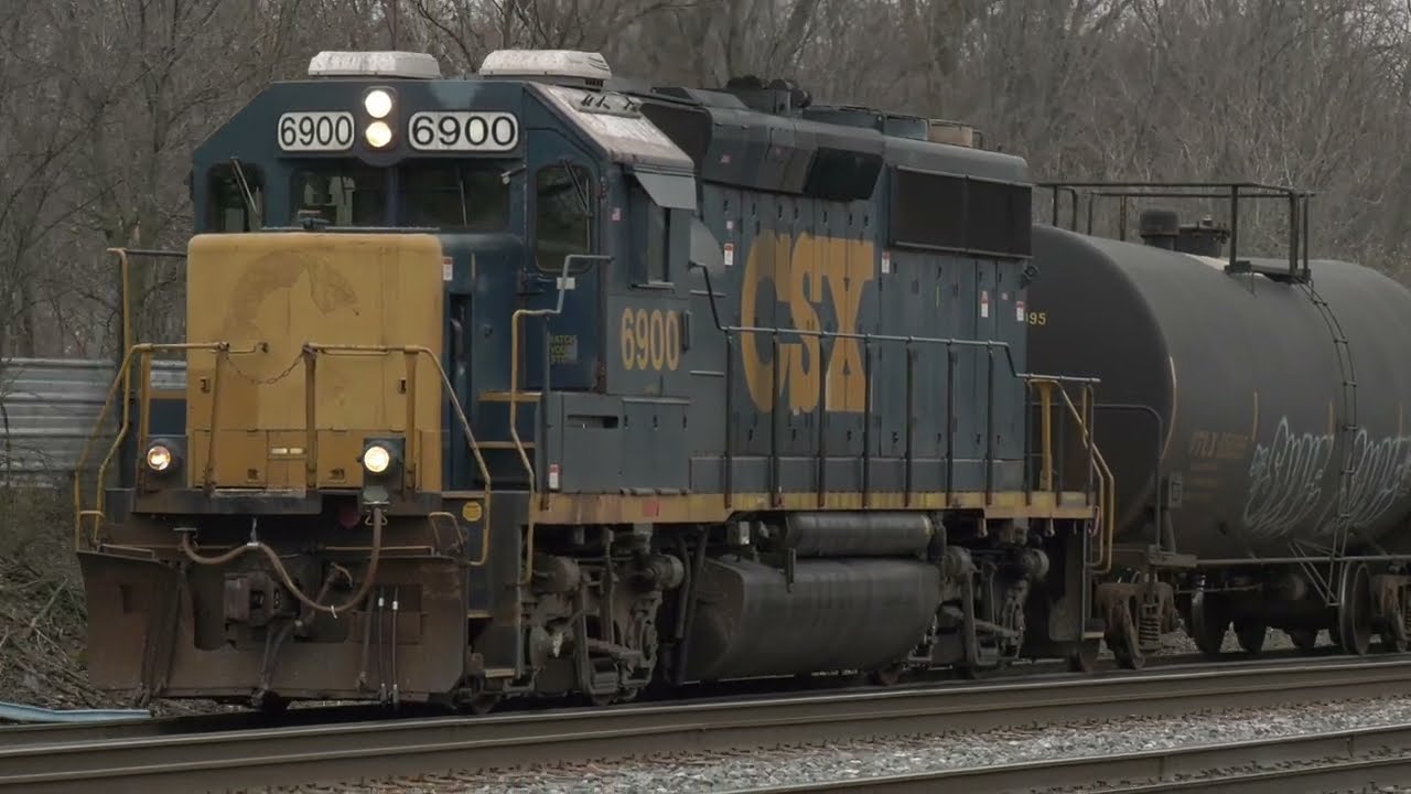 CSX 6900 Chessie just wants to live! D743 and Y102 Lima Ohio NS Tower