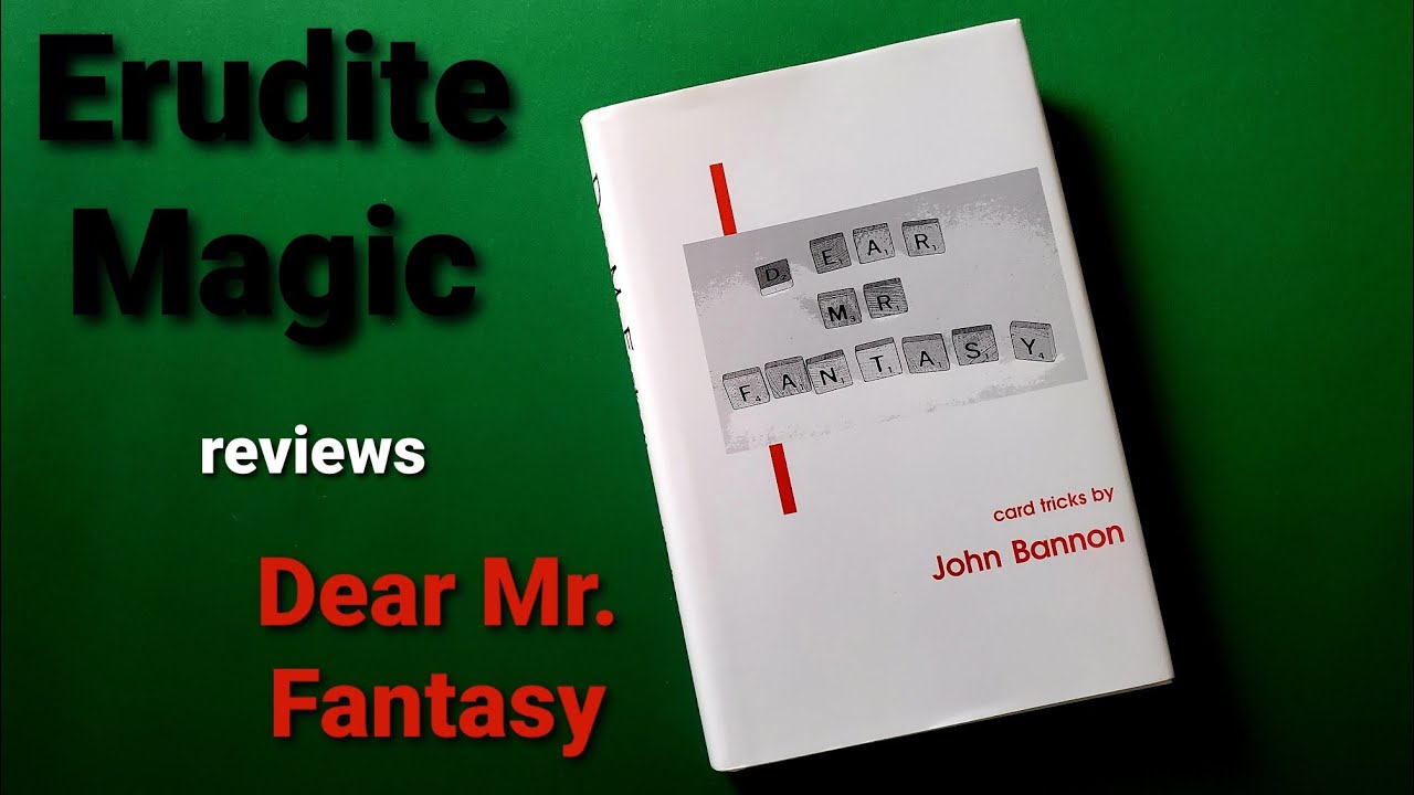 Erudite Magic Review: Dear Mr. Fantasy by John Bannon