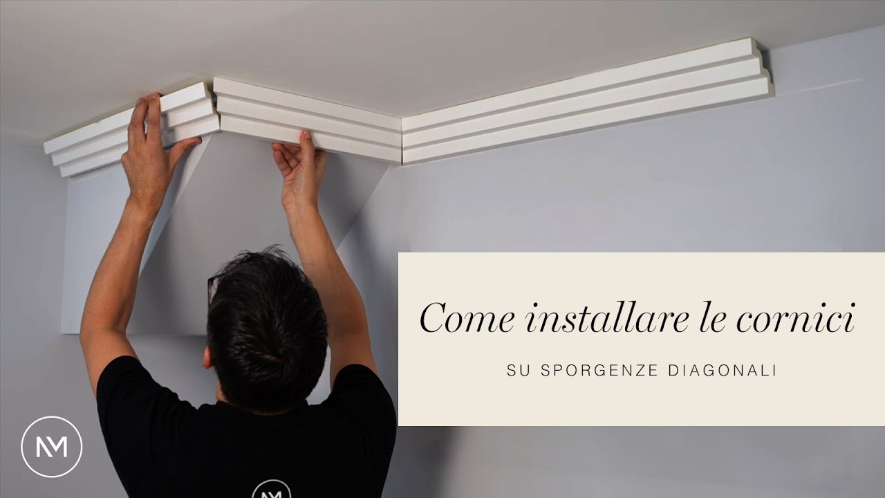 Come installare professionalmente le cornici NOËL & MARQUET su sporgenze diagonali