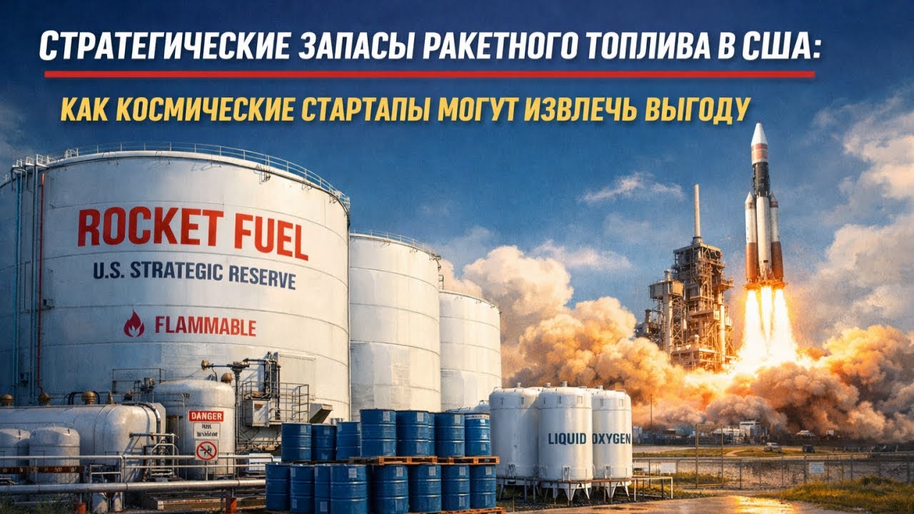 Стратегические запасы ракетного топлива в США: новые возможности для космических стартапов 🚀🇺🇸