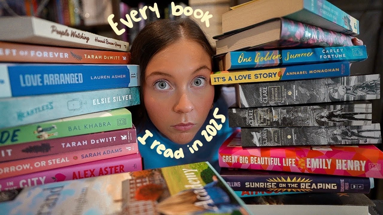 Every book I read in 2025 reviewed in 30 minutes