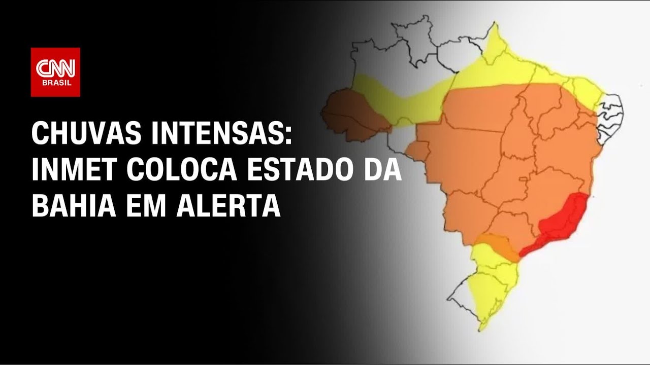 Instituto Nacional de Meteorologia coloca Bahia em alerta para chuvas | CNN 360º
