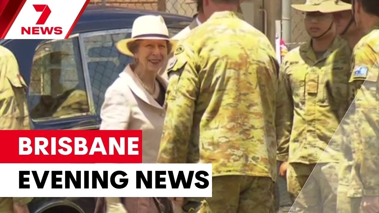 Princess Anne's first visit in eleven years; Memorials in Queensland towns | 7NEWS Brisbane