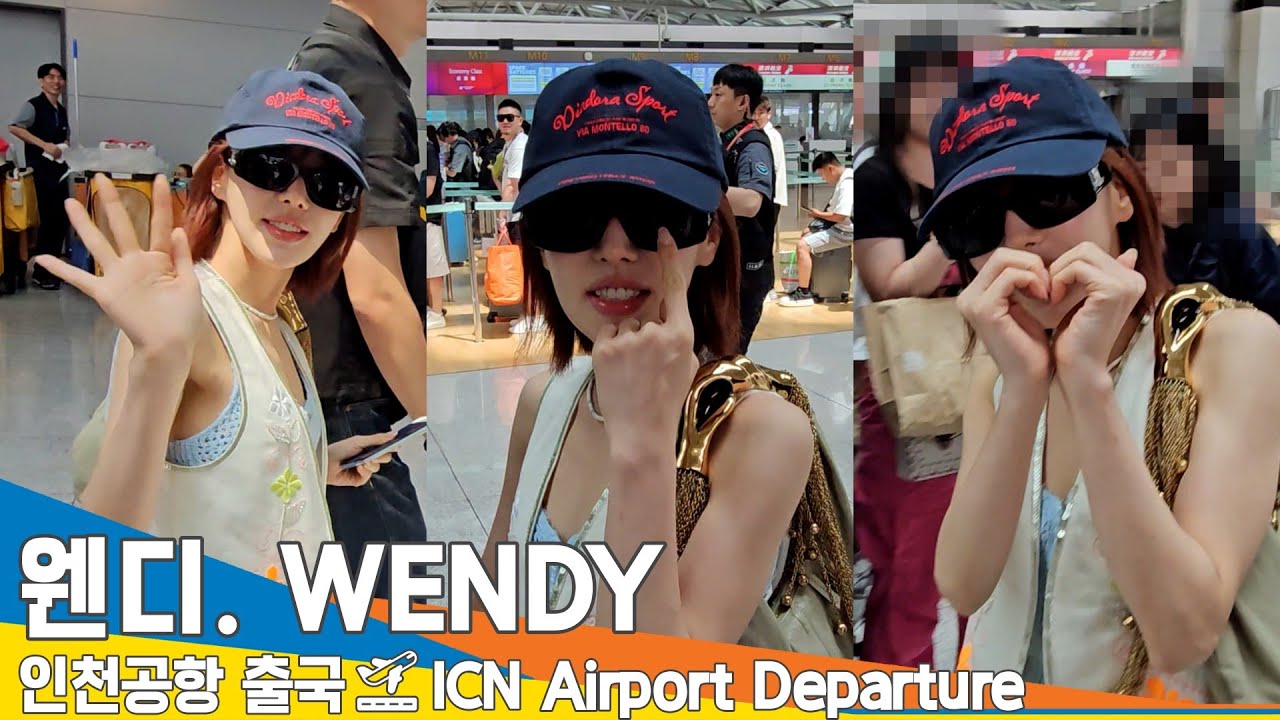 레드벨벳 웬디, 인천국제공항 출국✈️RedVelvet 'WENDY' Airport Departure 2025.8.8 Newsen