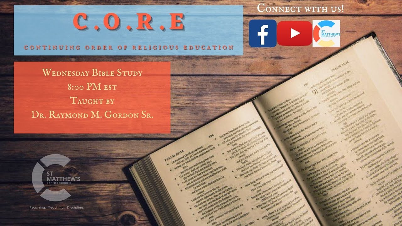 Библейское исследование C.O.R.E. «Достойная жизнь» 1.7.26