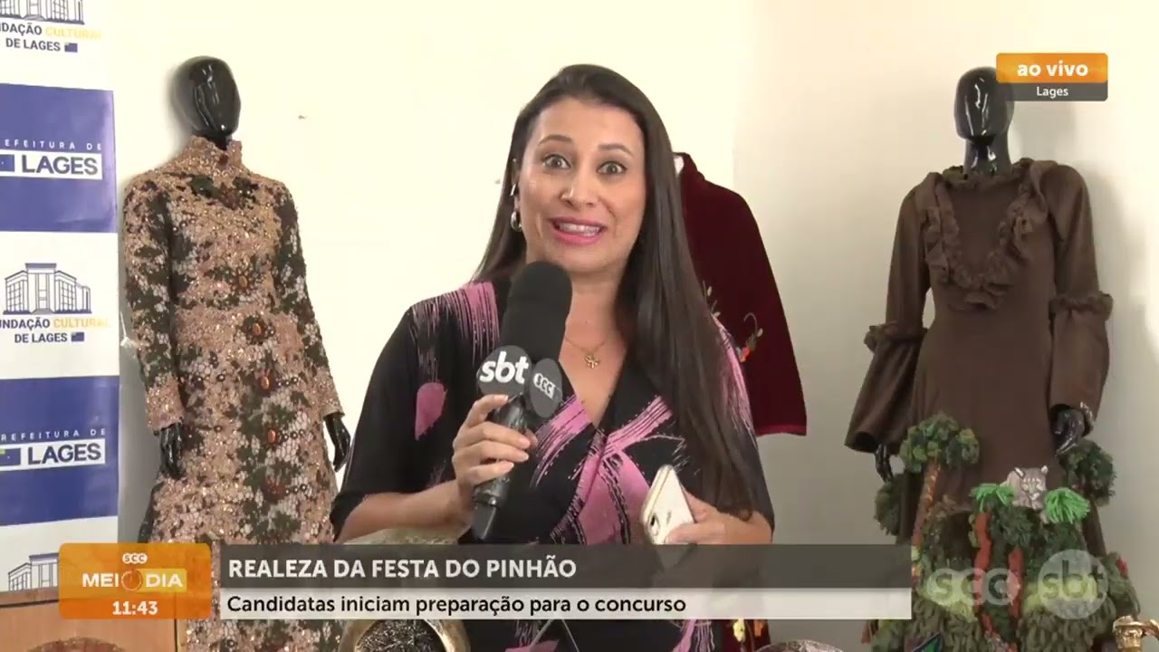 FESTA DO PINHÃO: 14 candidatas iniciam preparação | Cotidiano | SCC Meio-Dia