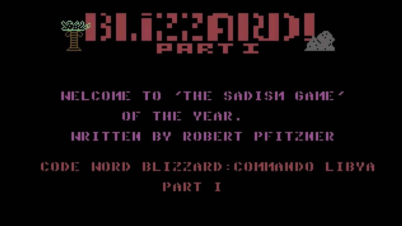 RS : Commodore 64 Games : Commando Libya