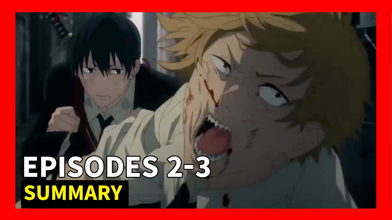 Denji makes Aki Suffer after the Punch🔥ChainSaw Man EPISODES 2-3