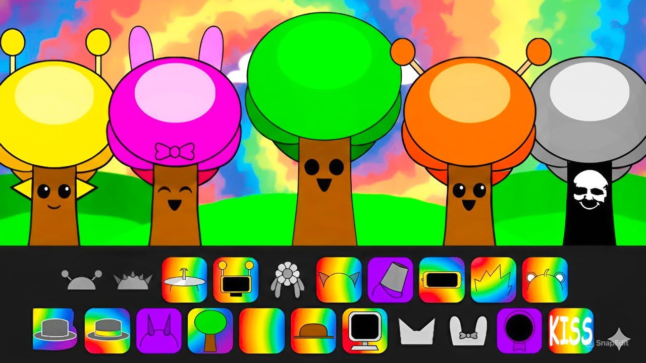 Sprunki Song: MR. TREE RAINBOW TAKES OVER THE SPRUNKI WORLD | Paper DIY