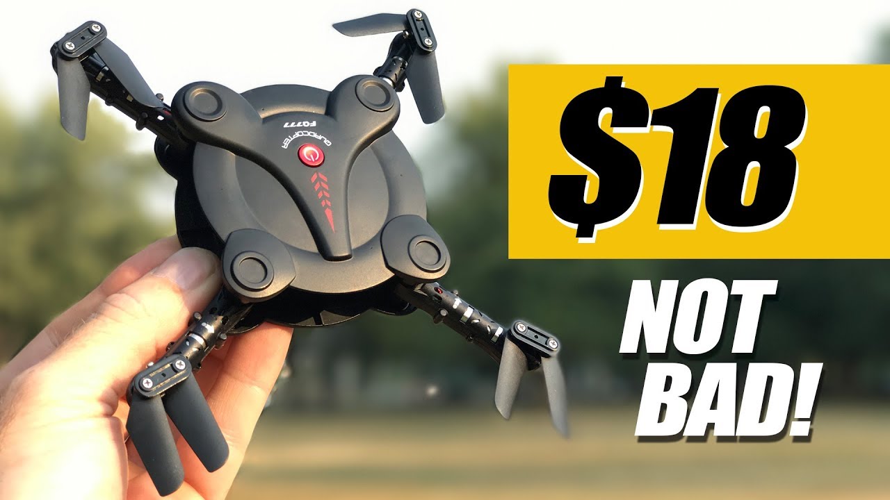 $18 Foldable BEGINNER Drone - FQ777 FQ17W - 100% Honest Review