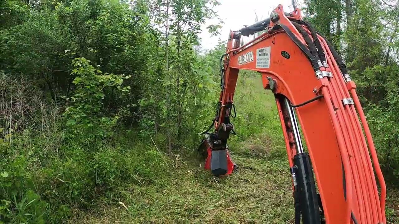 THIS IS THE WAY! Mulching ATV trails With The Prinoth M450e-900