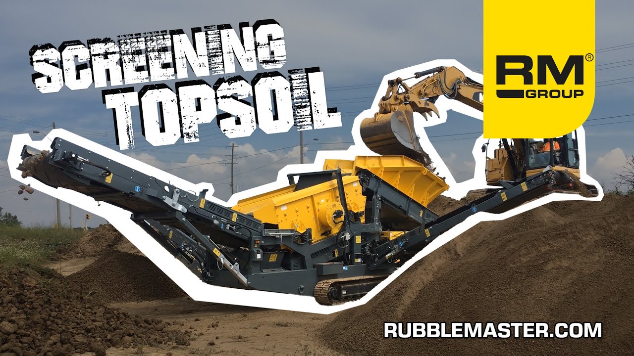 RM HS3500M screening topsoil