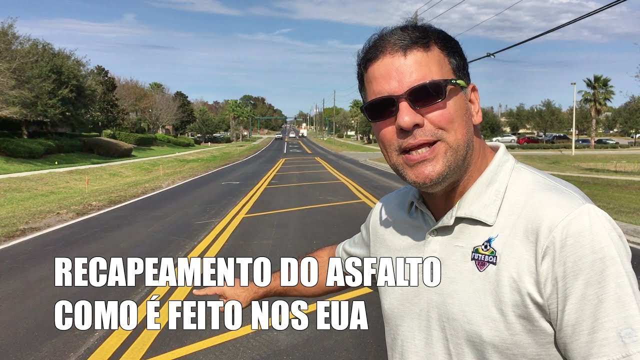 Como os americanos fazem o recapeamento do Asfalto