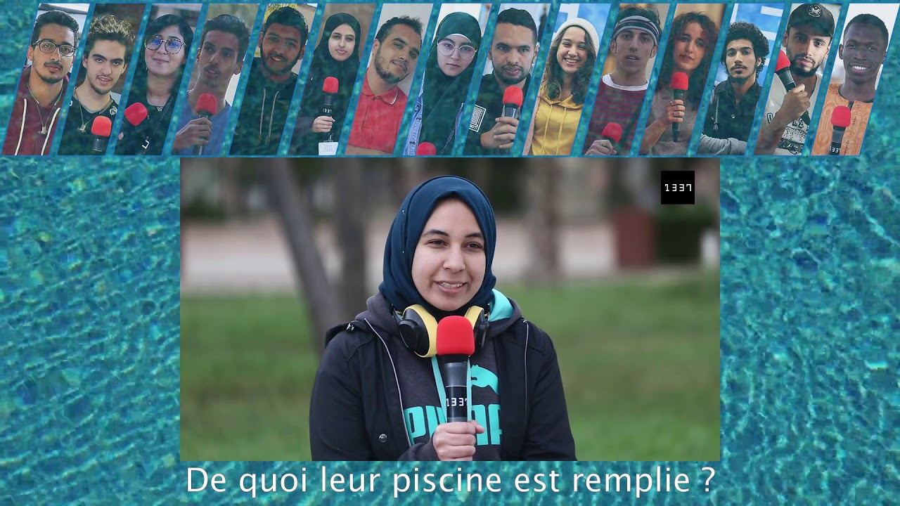 Ils disent de la piscine @1337 Khouribga