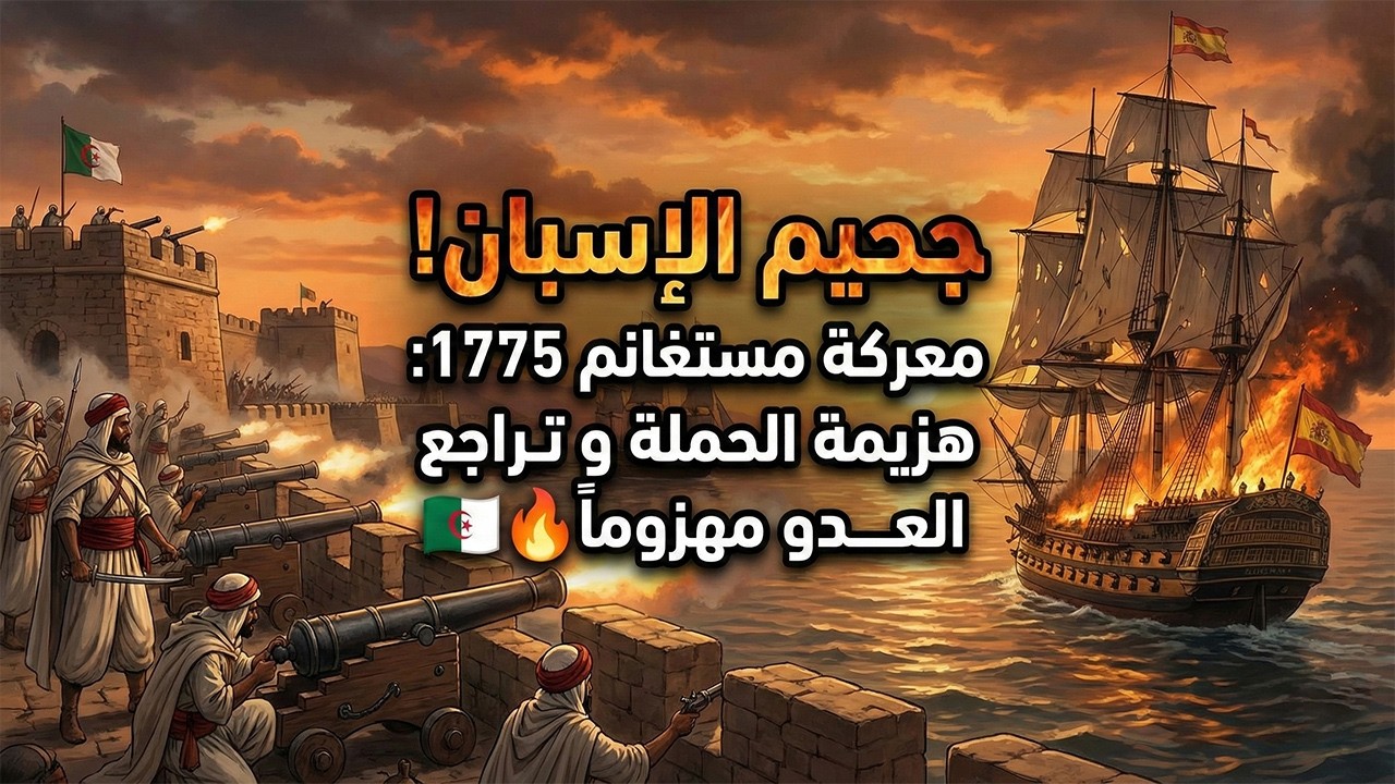 جحيم الإسبان! معركة مستغانم 1775: هزيمة الحملة وتراجع العدو مهزوماً 🔥