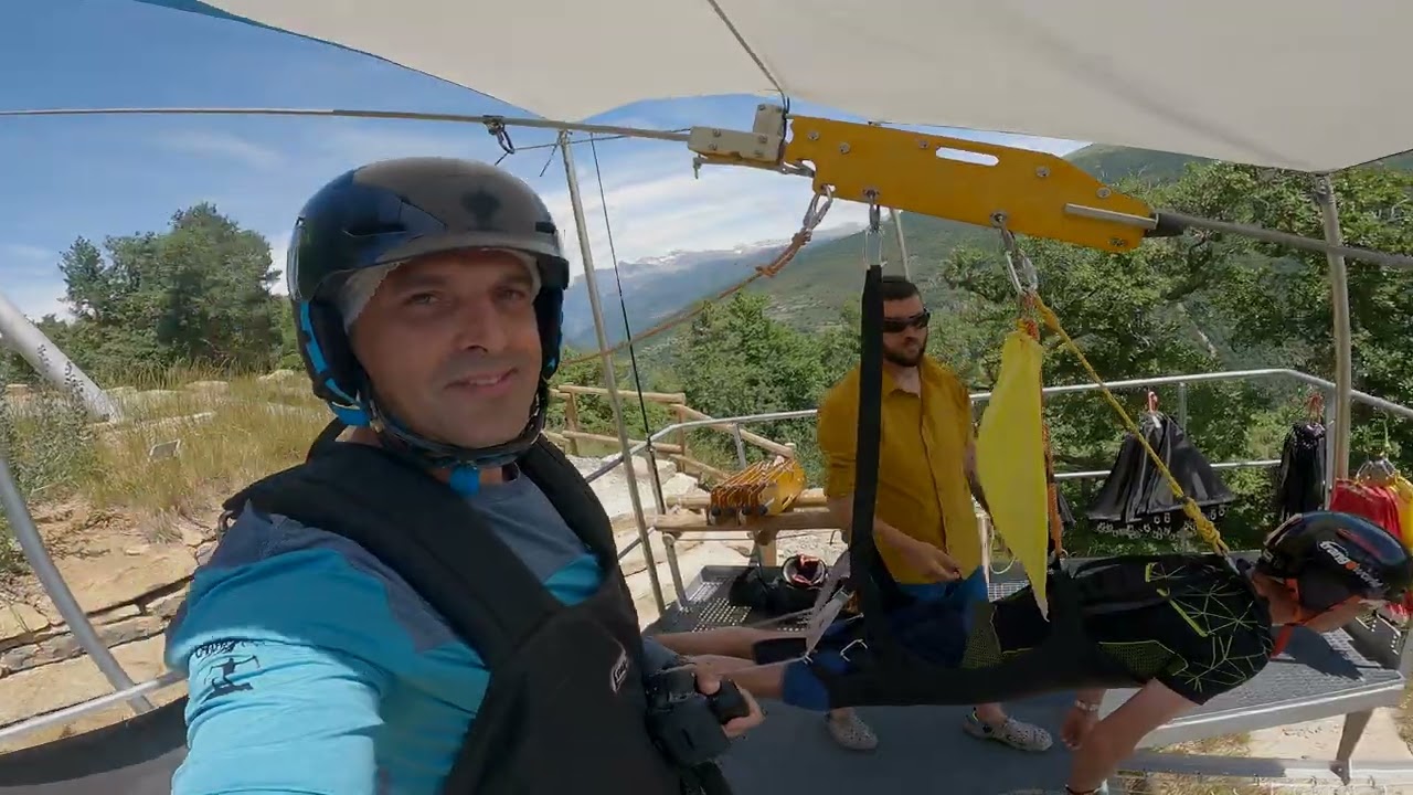 Tirolina Ordesa Pirineo, la más rápida del mundo