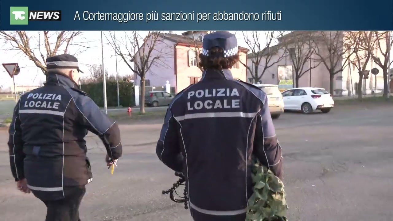 A Cortemaggiore più sanzioni per abbandono rifiuti