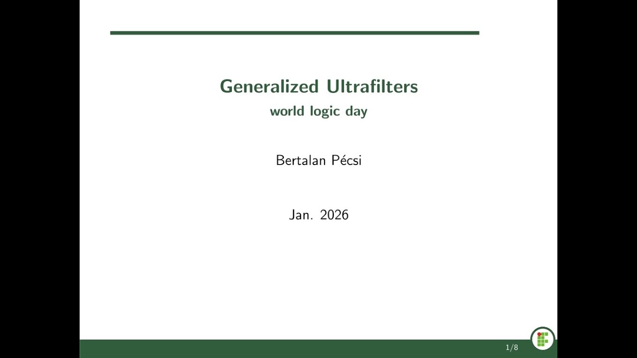 Generalized Ultrafilters