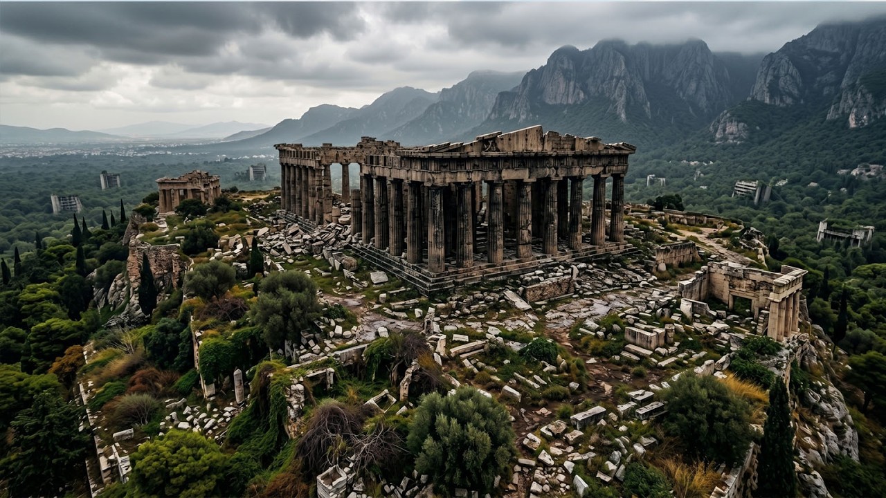 2500-Year-Old Abandoned Parthenon Turned Into a Luxury Dream Monument | ASMR Restoration