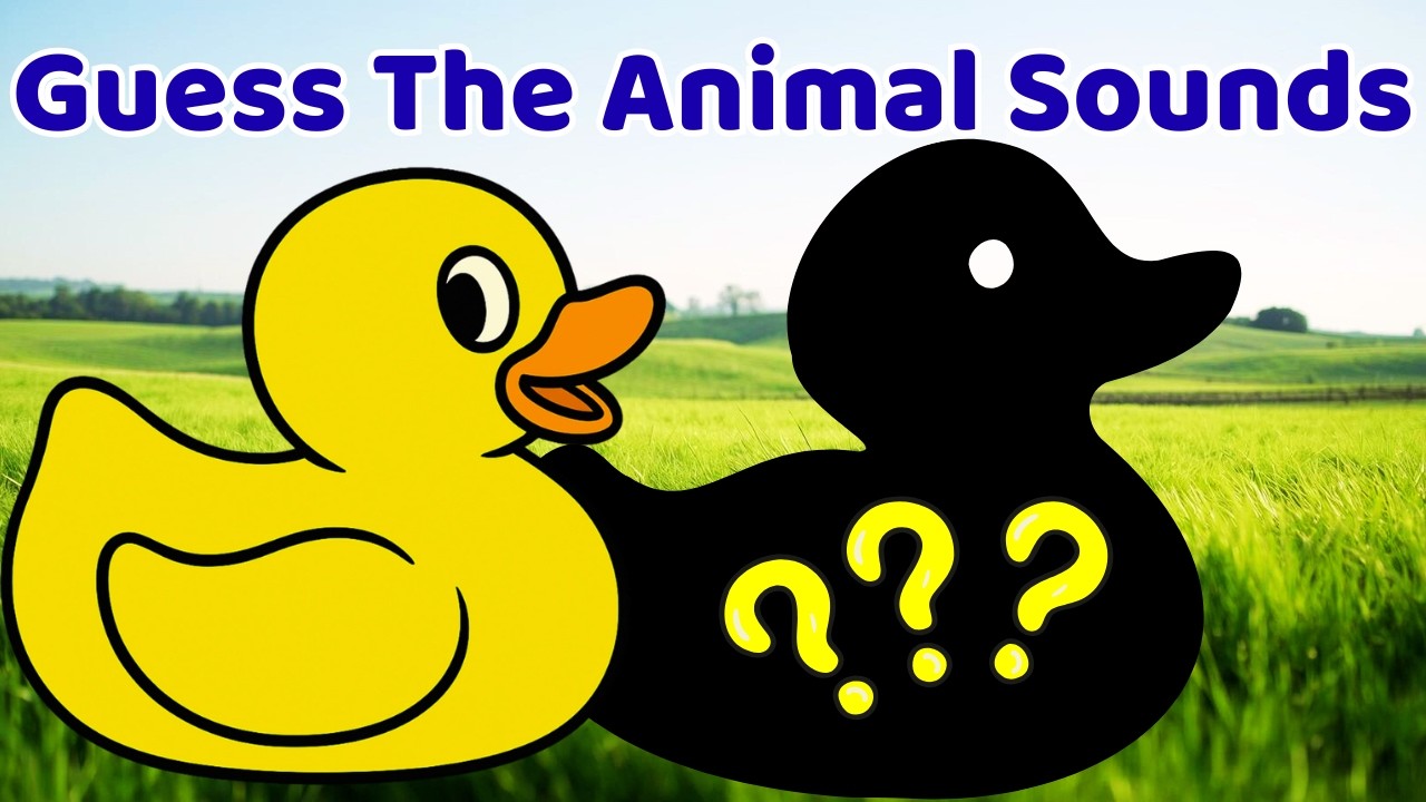 Animal Sounds For Kids | Guess The Animal Name | Toddlers Learning Video