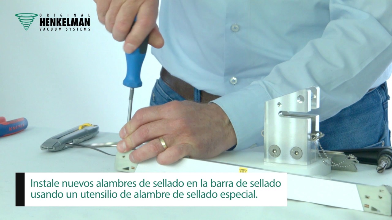 Henkelman mantenimiento: Teflón y alambres de sellado