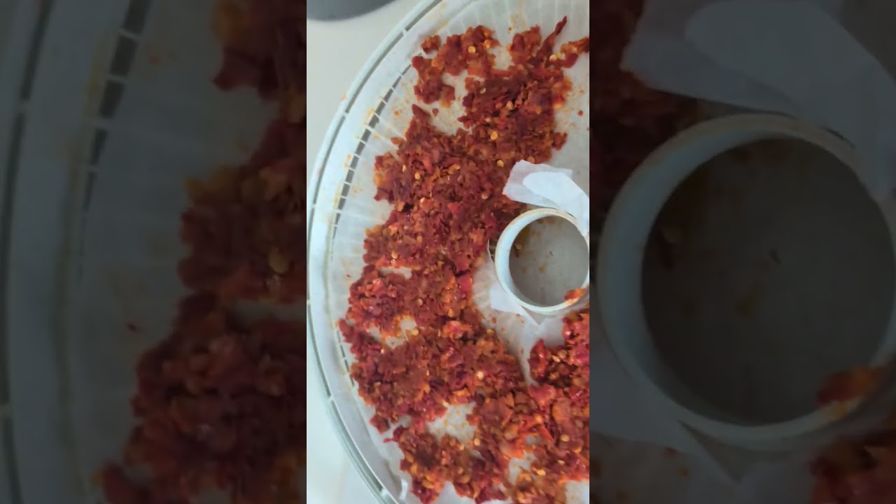 Homemade Calabrian hot sauce