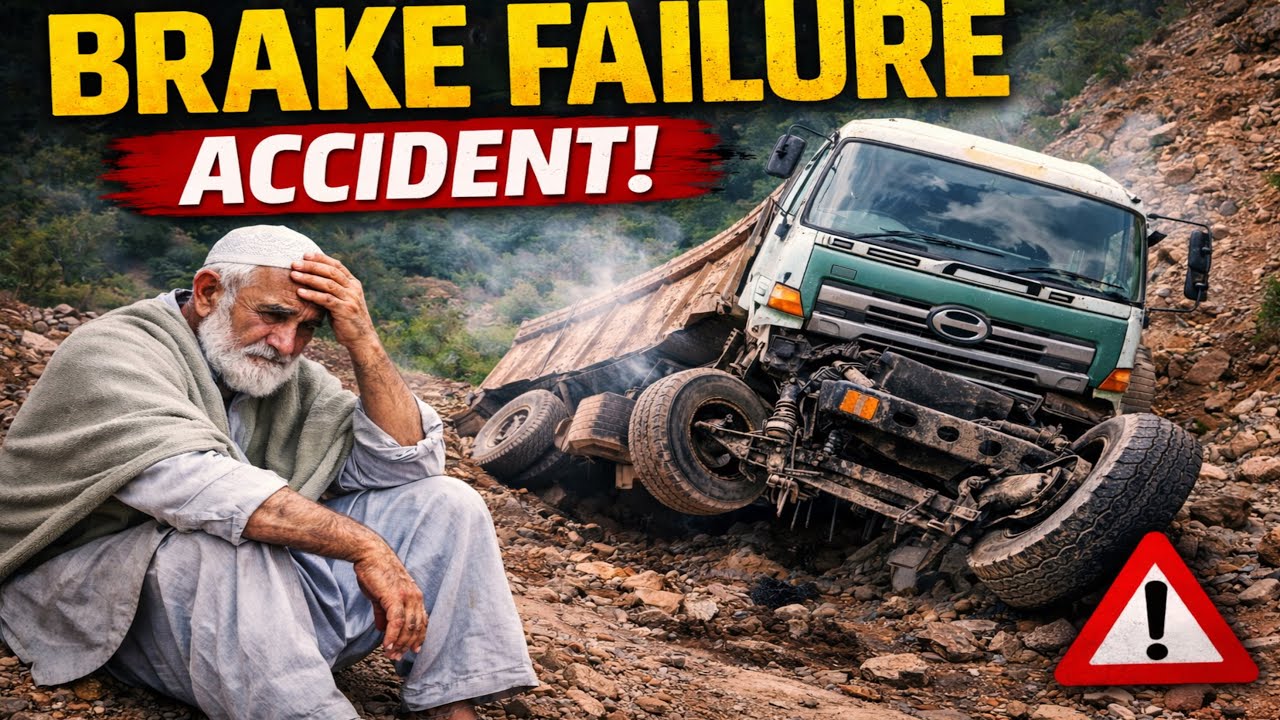Brake Failure Caused a Dangerous Truck Accident | Full Repair Process