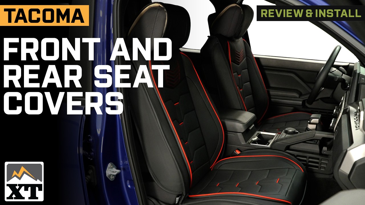 2005-2026 Tacoma Waterproof Leather Front and Rear Seat Covers Review & Install